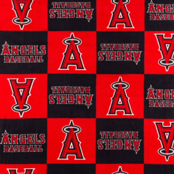 MLB Anaheim Angels Fleece Fabric Hobby Lobby 426767
